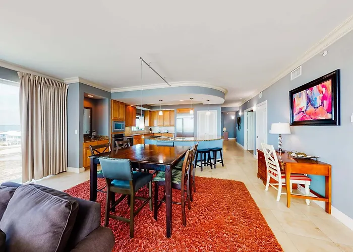 Spacious Coastal Gem With Fast Wifi Gulf Views Private Balcony & Full Kitchen * Gulf Shores