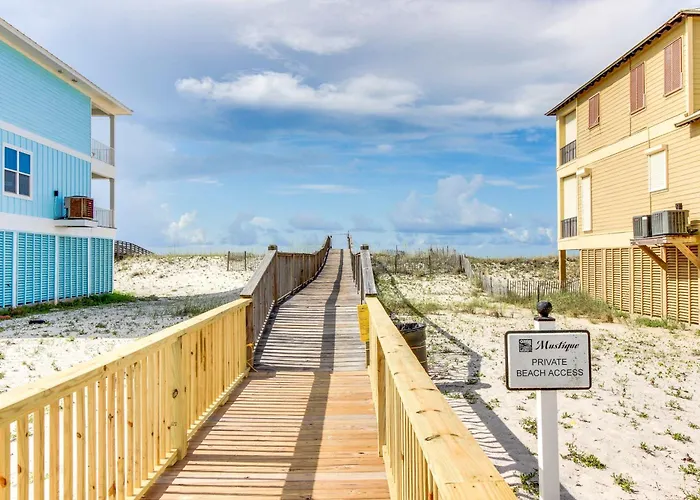 Spacious Coastal Gem With Fast Wifi Gulf Views Private Balcony & Full Kitchen * Gulf Shores